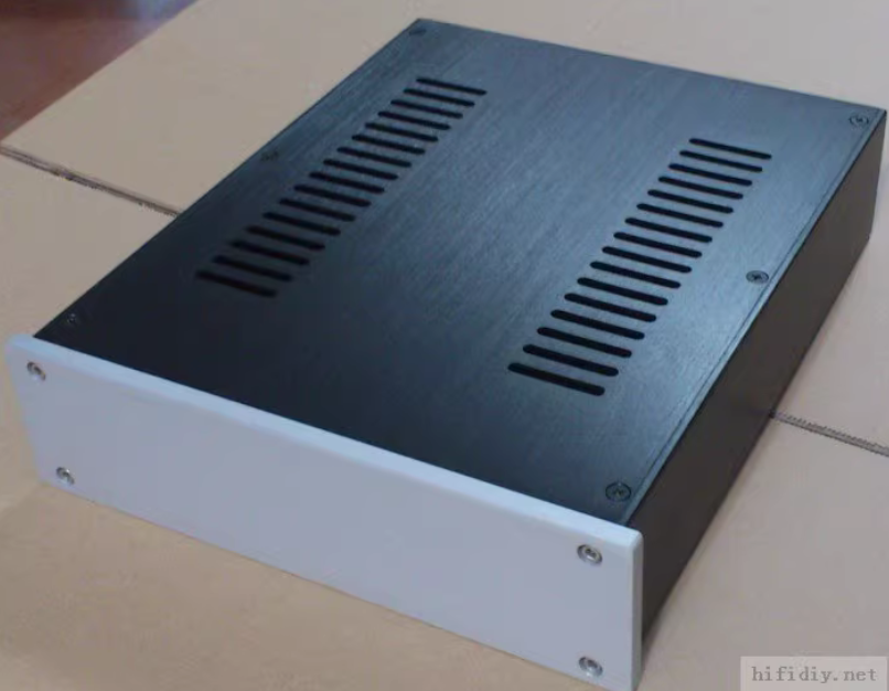 2607 silver full Aluminum Preamplifier enclosure/amplifier chassis AMP BOX