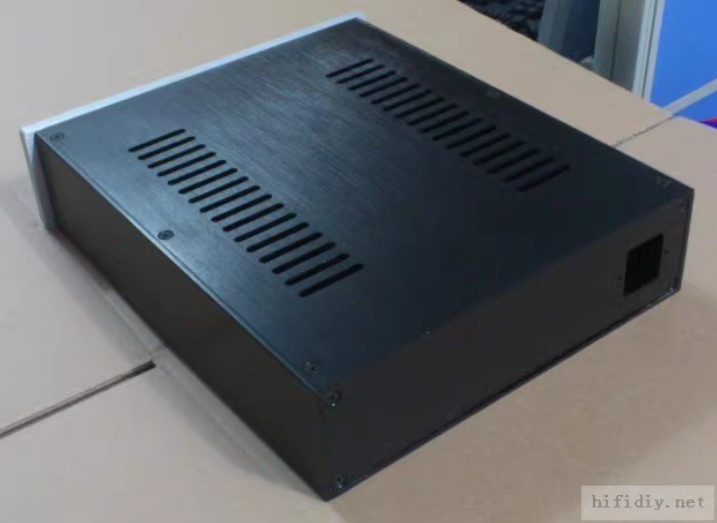 2607 silver full Aluminum Preamplifier enclosure/amplifier chassis AMP BOX