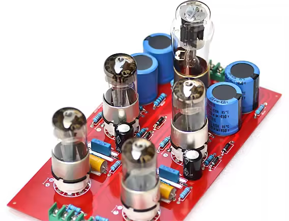 Finished CARY 6N8P*4 HIFI DIY stereo tube preamplifier 5Z4P electronic tube rectifier