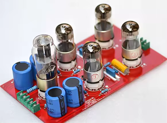 Finished CARY 6N8P*4 HIFI DIY stereo tube preamplifier 5Z4P electronic tube rectifier