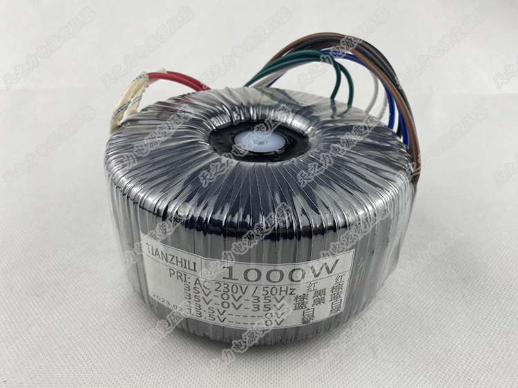 1000W Pure Copper Wire High Power Toroidal Transformer AMP 220V To Double 60V + Double 15V Single 18V