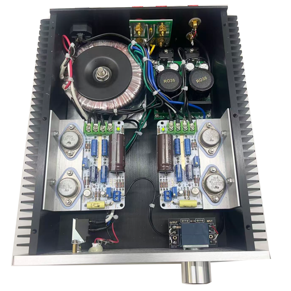 New HD1969 circuit class A HIFI DIY stereo 10W+10W power amplifier with Horn protection