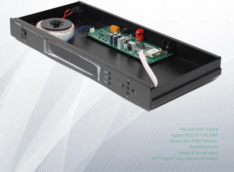 ToneMax T8 FM/DAB/DAB+ Digital Tuner Global Version 76-108MHz Hifi Tuner with Optical Output
