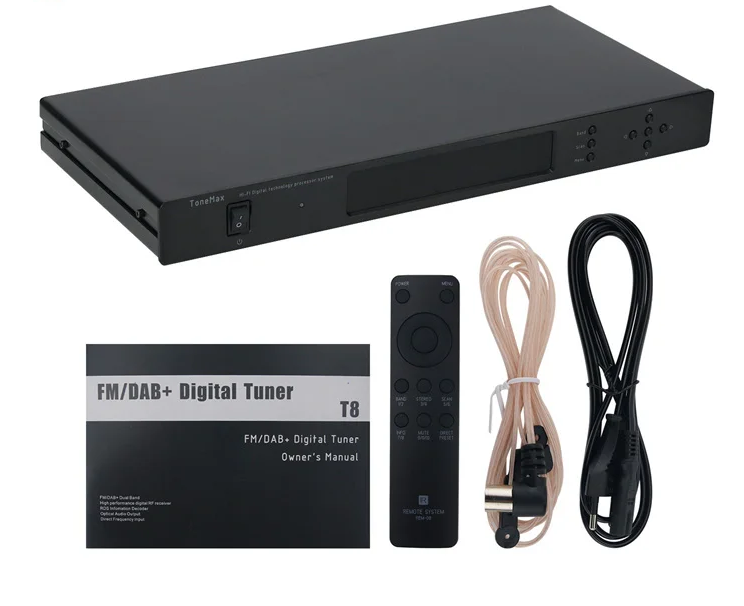 ToneMax T8 FM/DAB/DAB+ Digital Tuner Global Version 76-108MHz Hifi Tuner with Optical Output