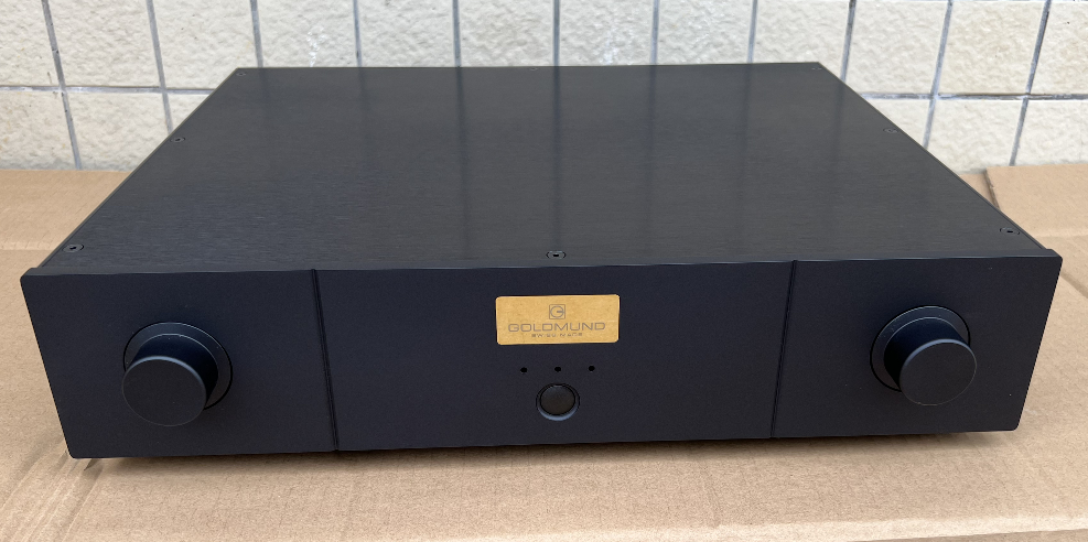 Full Aluminum HIFI DIY preamplifier chassis black amplifier case Can install GOLDMAND circuit