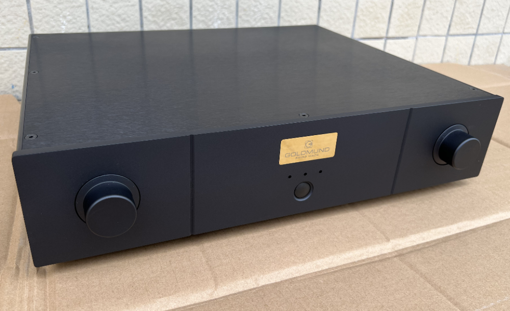 Full Aluminum HIFI DIY preamplifier chassis black amplifier case Can install GOLDMAND circuit