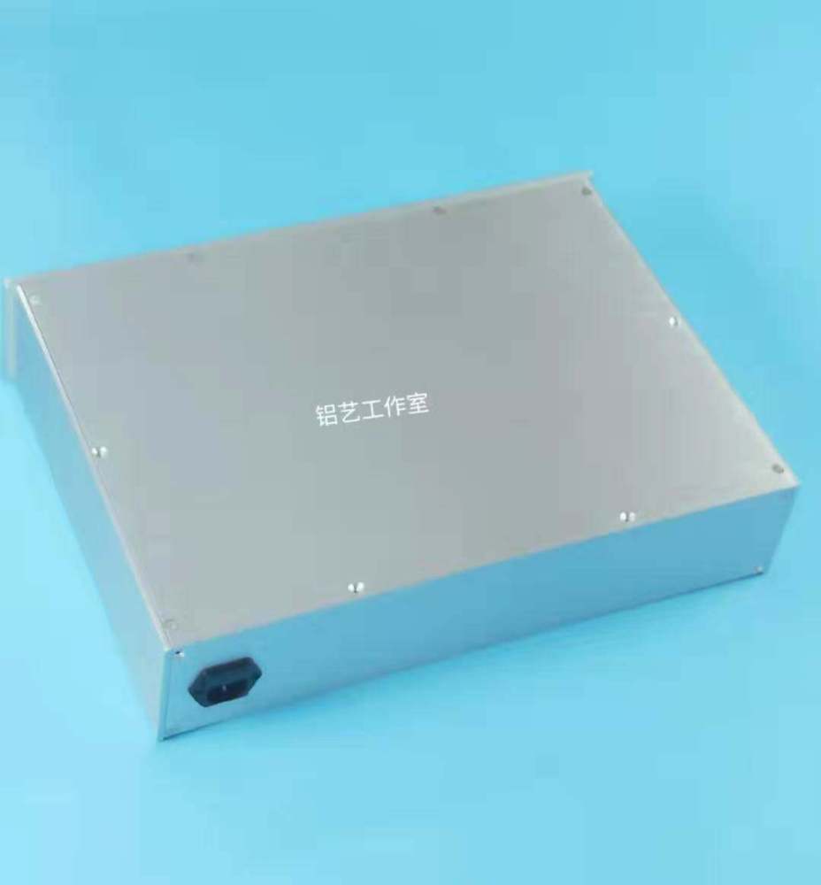 New 4390 Silver All Aluminum HIFI DIY Power Amplifier Chassis decoder case power supply box