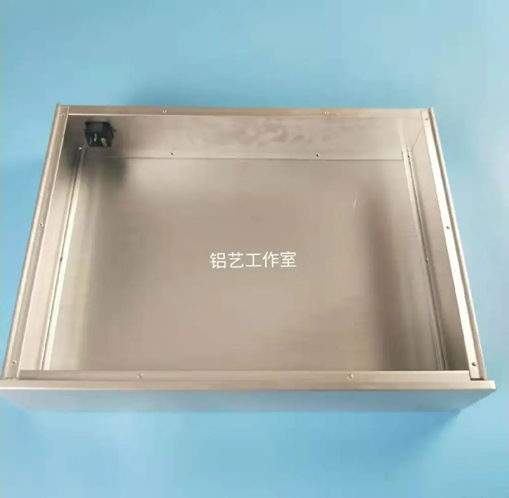 New 4390 Silver All Aluminum HIFI DIY Power Amplifier Chassis decoder ...