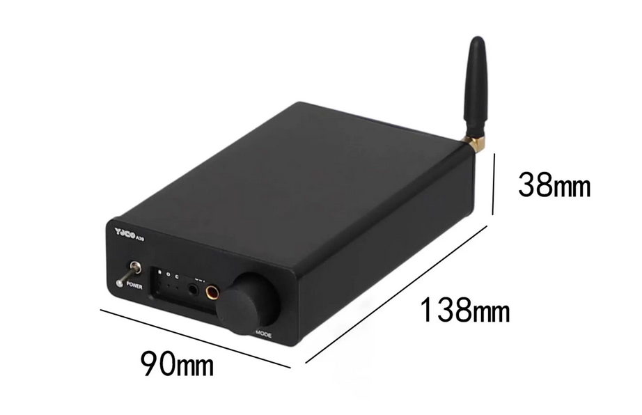 A39 ES9039 Decoder 3084 Bluetooth 5.4 LDAC Hi-Fi Bluetooth USB Decoder Amplifier  support Coaxial fiber optic USB