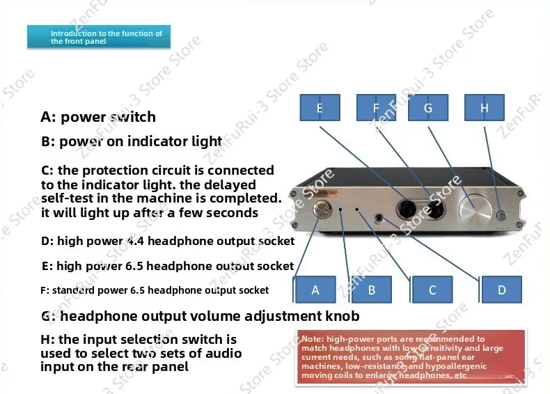 LA6 pure class A headphone amplifier Pass constant current source field-effect transistor output high current and high voltage headphone amplifier