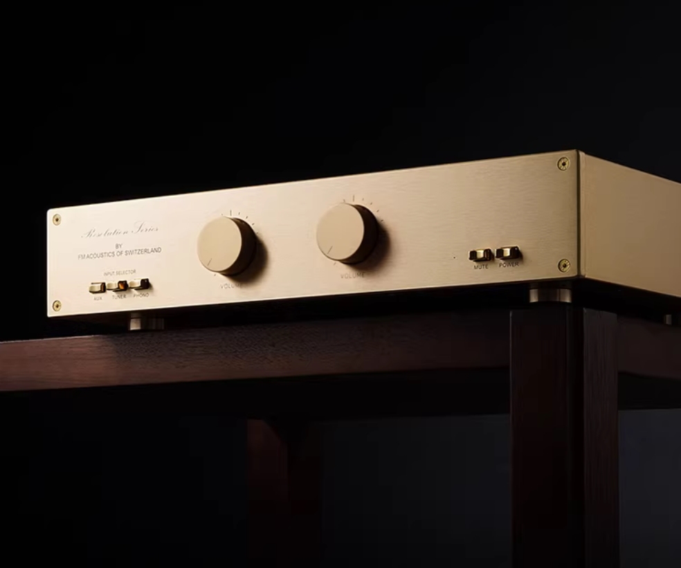 FM288 hifi Electron tube preamplifier gold High end pure electronic tube amplifier