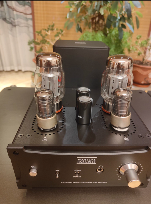 MP-301 MK3 6L6 EL34 KT88 Single Ended Class A Electronic Tube Amplifier, Ear Amplifier Single-ended Class A Gall Power Amplifier Headset Amplifier