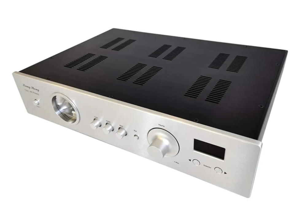 XiangSheng 728A Balanced ECC82 ECC81 Electron Tube PreAmp ,Wada Shigeho Cuircuit Pre-amplifier with Remote