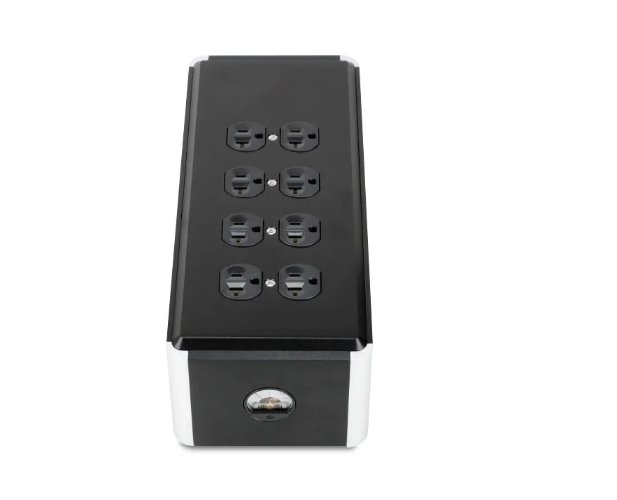 F30A-EMI Power Processor Hi-Fi Dedicated Filter Socket (original Design) 8 Bit American Standard Socket With Voltmeter Head
