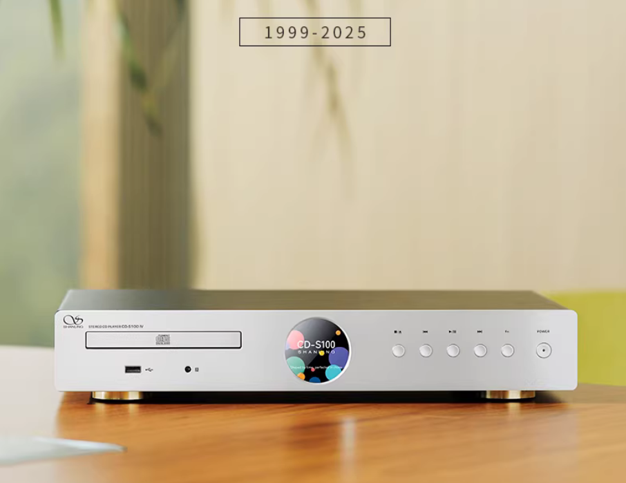 Shanling CD-S100 IV 2025 Edition Desktop CD Player HIFI CD Turntable ROHM BD34352 DAC Decoder support USB DAC Bluetooth WIFI input