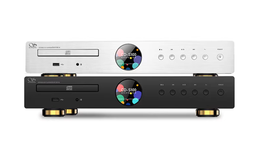 Shanling CD-S100 IV 2025 Edition Desktop CD Player HIFI CD Turntable ROHM BD34352 DAC Decoder support USB DAC Bluetooth WIFI input
