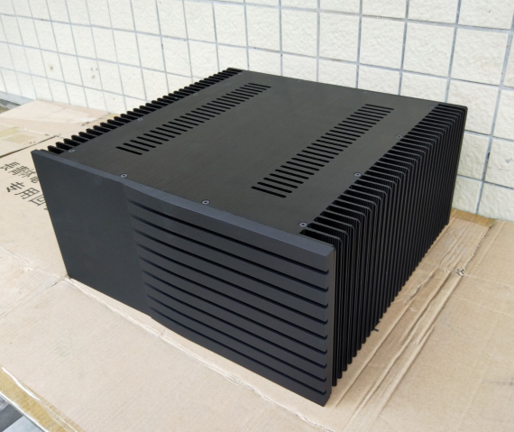 430*200 Class A amplifier chassis DIY HiFi Audio Amp Case power supply box with heatsink