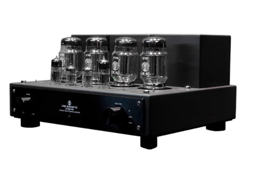 Line magnetic LM-216IA PLUS 12AU7 KT88 Vacuum Tube Amplifier Bluetooth HiFi Power Amplifier 45W +45W Merged Amp Audio