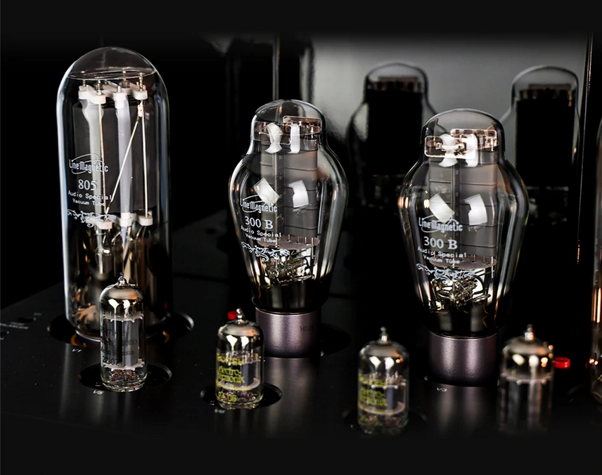 Line Magnetic LM-508IA PLUS Single-Ended Class A 50W+50W HIFI Integrated Amplifier 300B+805 Vacuum Tube Amplifier