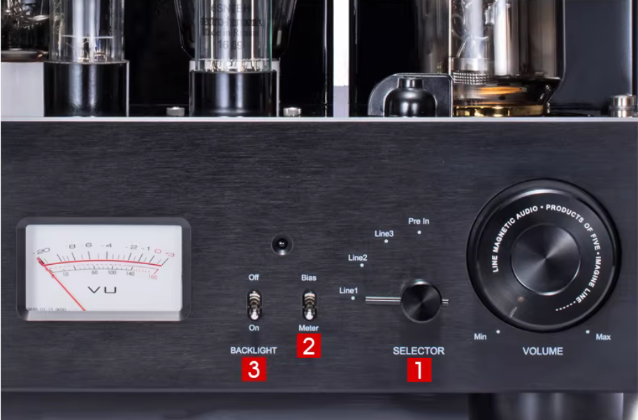 Line Magnetic LM-508IA PLUS Single-Ended Class A 50W+50W HIFI Integrated Amplifier 300B+805 Vacuum Tube Amplifier