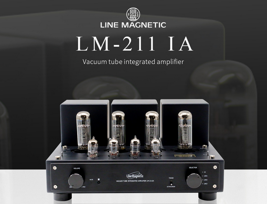 LINE MAGNETIC LM-211IA 12AX7 12AU7 EL34 vacuum tube integrated amplifier