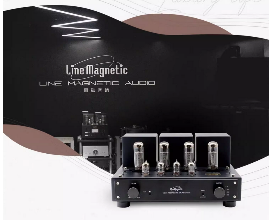 LINE MAGNETIC LM-211IA 12AX7 12AU7 EL34 vacuum tube integrated amplifier