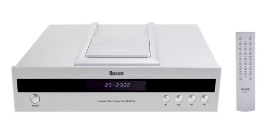 Musicnote CD-MU6 Pro Fever CD Player Top Push Cover Tube Balanced Output Player 1795 Decoding Digital Output with remote control