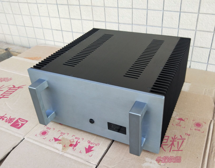 430*200 full Aluminum Audio Amplifier Chassis HiFi Class A Power Amp Large Case DIY Box Can install KSA50 circuit