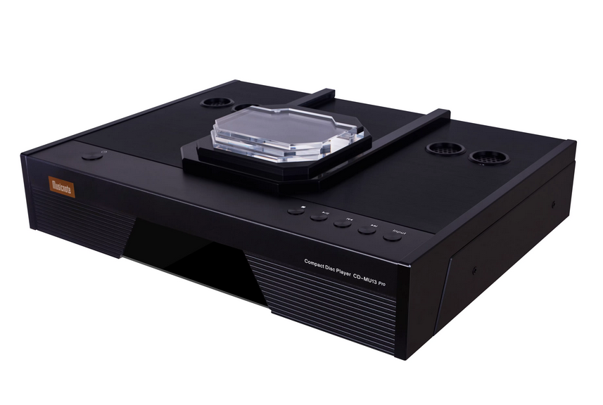 Music CD-MU13 MKIII HIFI CD Turntable Player USB Bluetooth Input Balanced CD carousel Player Top Push Cover 9038 Decod