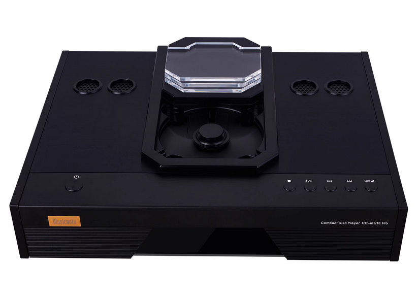 Music CD-MU13 MKIII HIFI CD Turntable Player USB Bluetooth Input Balanced CD carousel Player Top Push Cover 9038 Decod