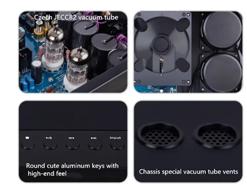 Music CD-MU13 MKIII HIFI CD Turntable Player USB Bluetooth Input Balanced CD carousel Player Top Push Cover 9038 Decod