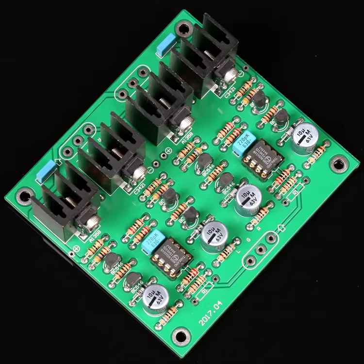 Ultra low distortion ultra-low noise Class A headphone amplifier board Refer to the SAC-K1000 circuit in Germany