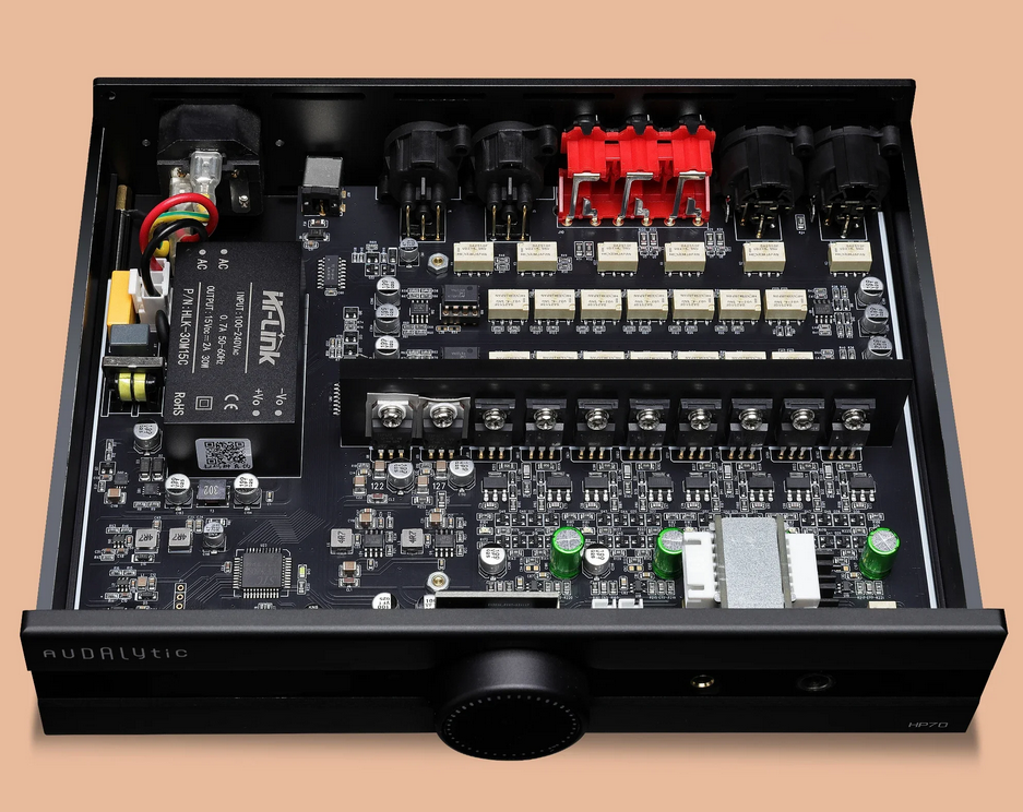 Audalytic HP70 Headphone Amplifier Fully Balanced Class A Headphone Amplifier Preamp Remote Control