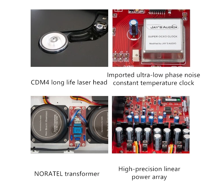 Jay's Audio CDT2 MK3 CD Transport HIFI CD Turntable OCXO constant temperature clock CDM4 driver IIS AES RCA BNC