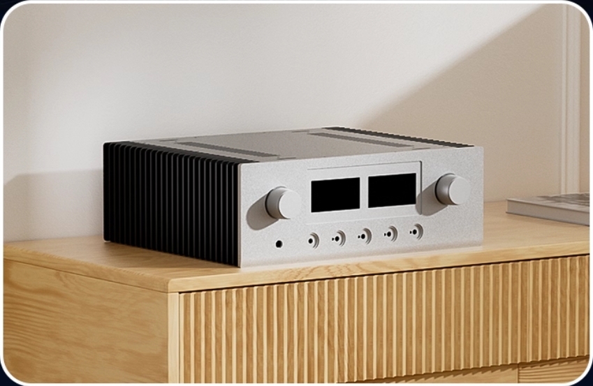 P1000 All Aluminum alloy Power Amplifier Chassis Audio High-end DIY Box Suitable for installing Accuphase circuit