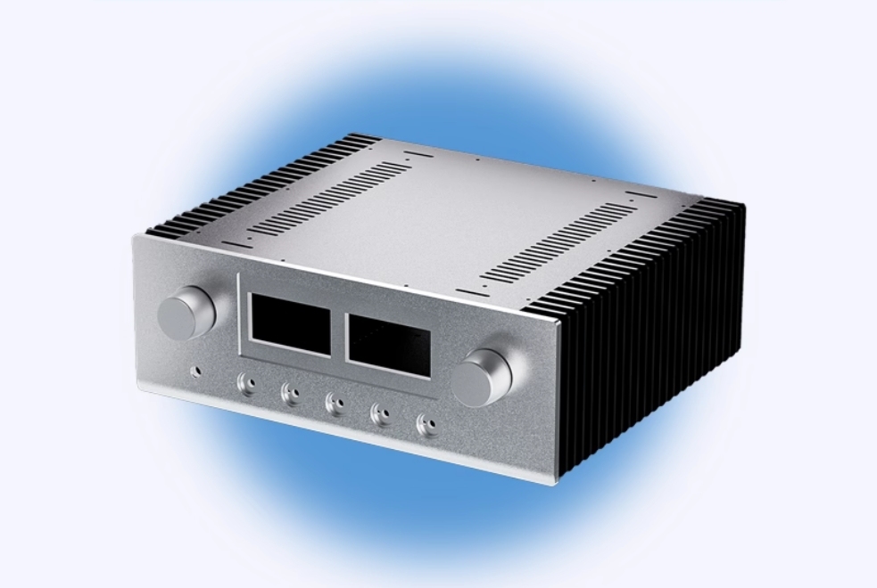 P1000 All Aluminum alloy Power Amplifier Chassis Audio High-end DIY Box Suitable for installing Accuphase circuit