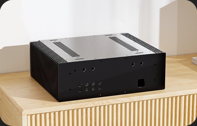 P1000 All Aluminum alloy Power Amplifier Chassis Audio High-end DIY Box Suitable for installing Accuphase circuit
