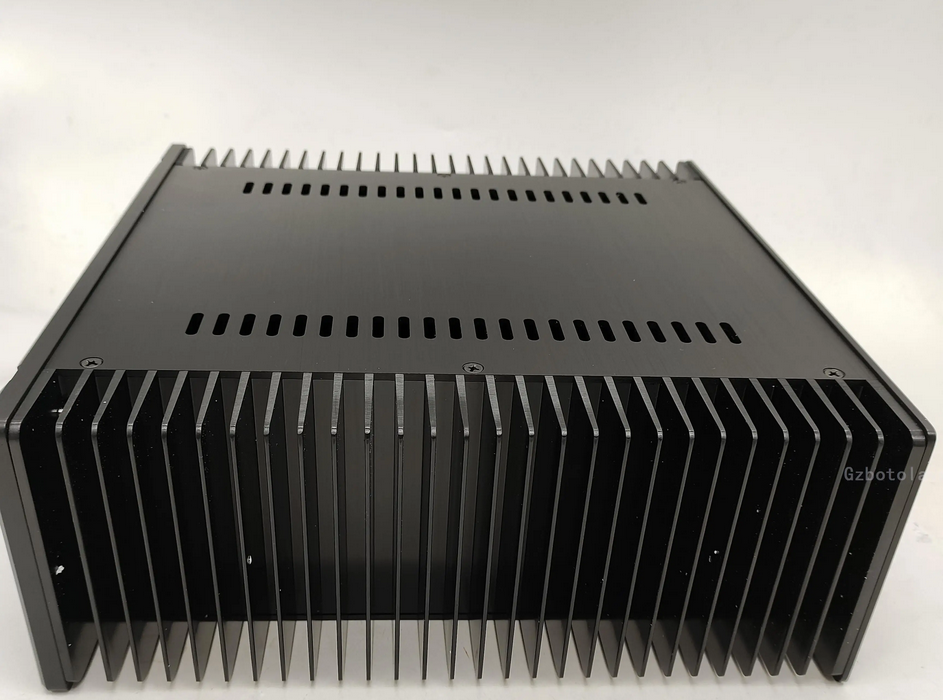 Back silver Full Aluminum Alloy Class A Amplifier DIY Chassis Power Amp Case DIY Enclosure HIFI Audio Install housing 320*120*315MM