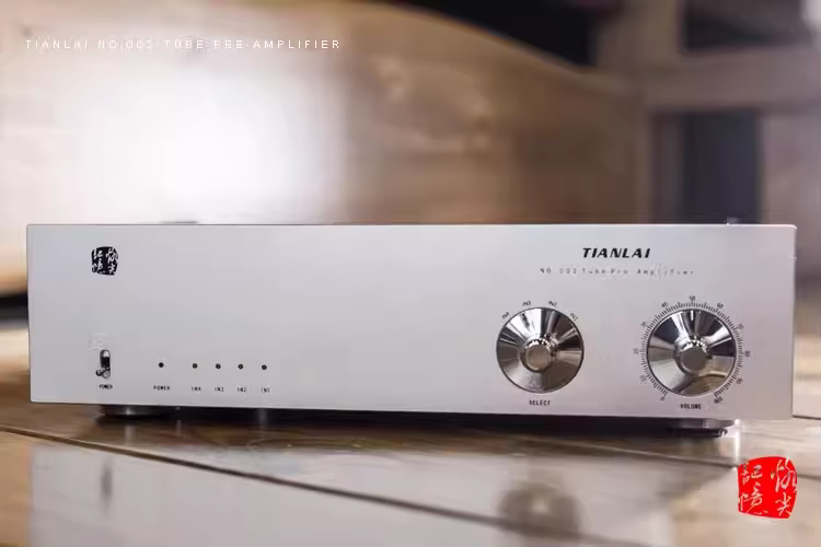 New V2  stereo GE5670 vacuum tube preamplifier with Four way input selection