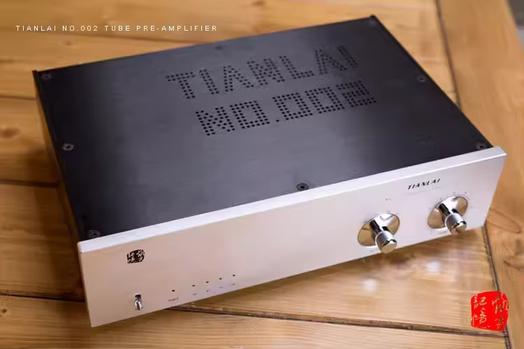 New V2  stereo GE5670 vacuum tube preamplifier with Four way input selection