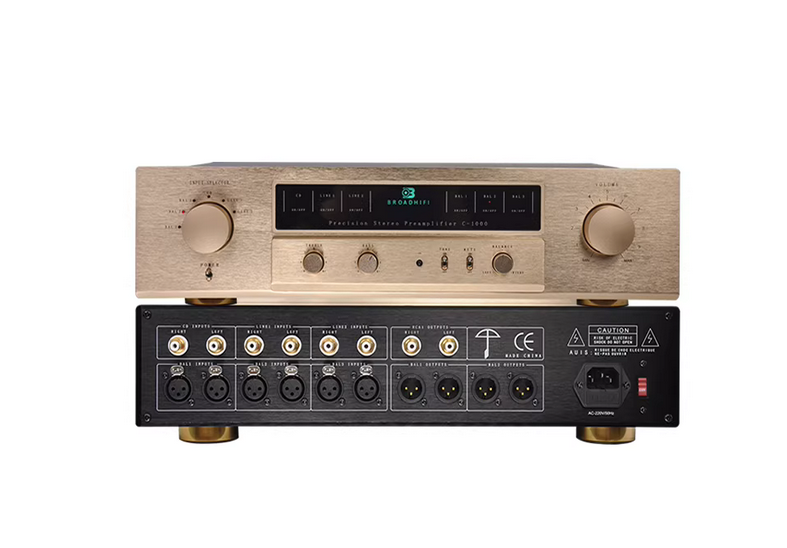 NEW Reference Accuphase C-2000 Class A Fully Balanced Preamplifier Hi-Fi Preamplifier Treble and Bass Adjustment with Remote Control