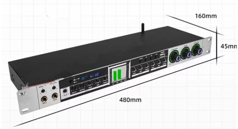JBL NPN Professional Dual Reverb Anti Roaring Bluetooth preamp Effect Device KTV Reverb Karaoke