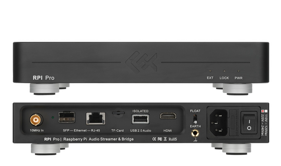 LHY AUDIO RPI Pro Streaming Digital Music Carousel Roon Bridge Bridge Fever Player