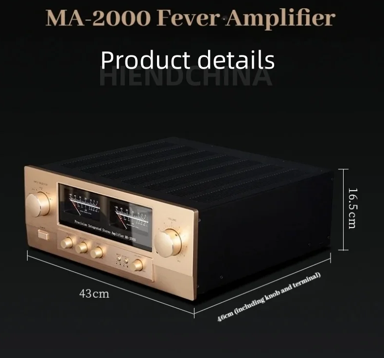 Reference Accuphase E405 HIFI High-power Gold-sealed Tube Home with Remote Control Fully Balanced Integrated Power Amplifier