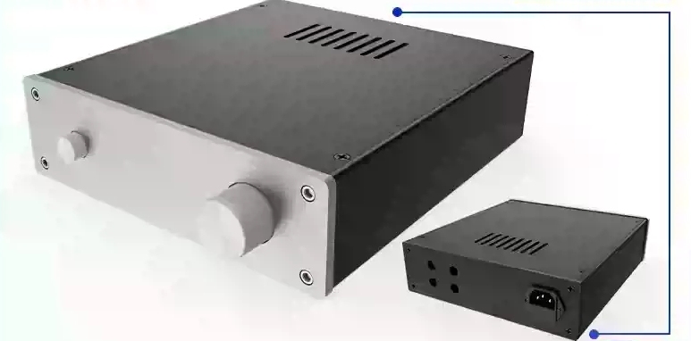 2106 All-Aluminum alloy Amplifier Chassis HiFi DIY Preamp Case power supply Box