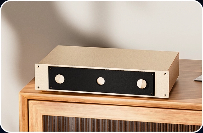 HIFI DIY Iron-aluminum hybrid amplifier chassis Integrated amplifier case Suitable for installing FM300A circuit
