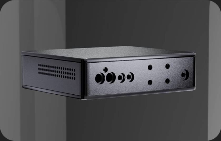 1614 All-aluminum alloy integrated profile power amplifier chassis PAD30 black HIFI DIY amp case