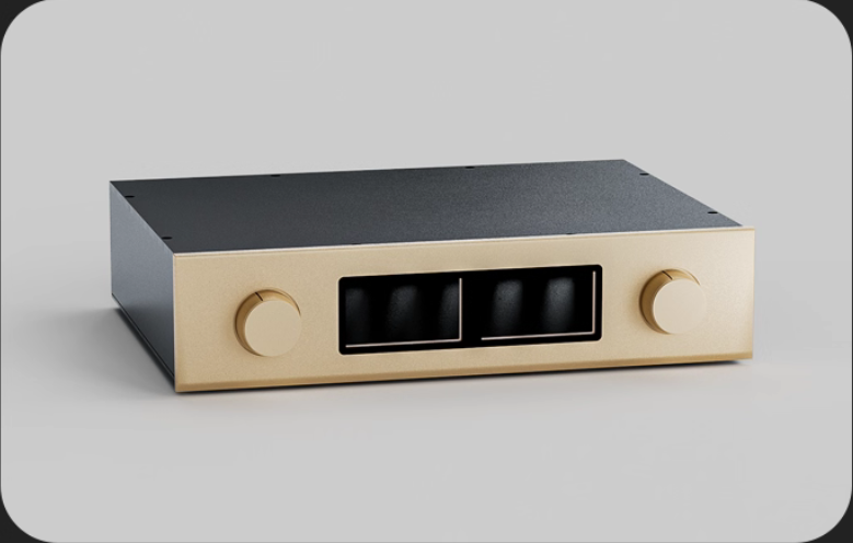 C-245 All Aluminum preamplifier Chassis Tube Amplifier Housing Hi-Fi Preamp Case DIY Box