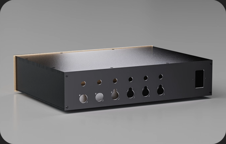 C-245 All Aluminum preamplifier Chassis Tube Amplifier Housing Hi-Fi Preamp Case DIY Box