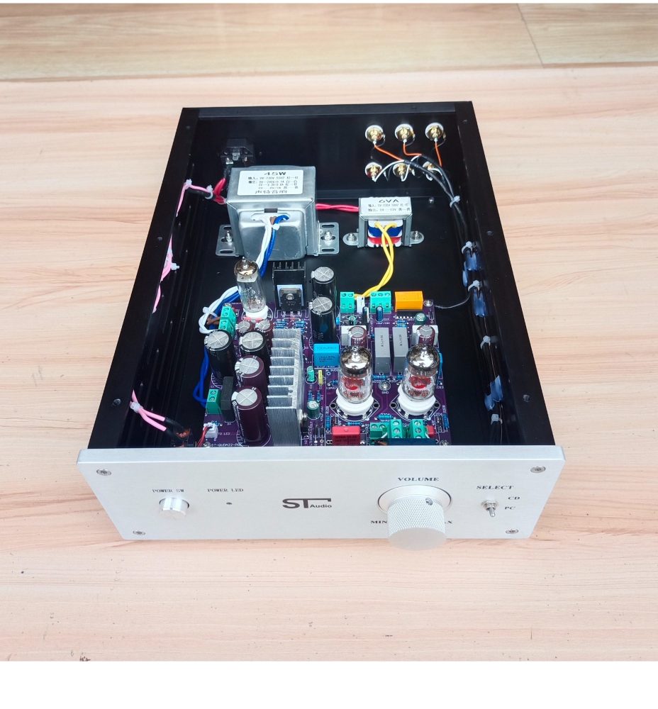 Refer to the British QUDA22 circuit HIFI DIY stereo direct-coupled electron tube preamplifier